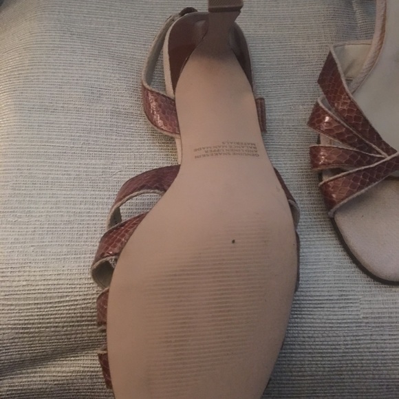 Snakeskin Sandals - Picture 2 of 6